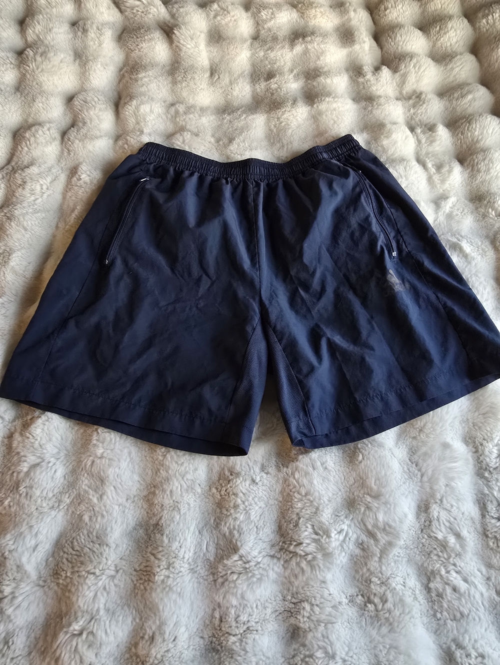 adidas Navy Blue Athletic Shorts